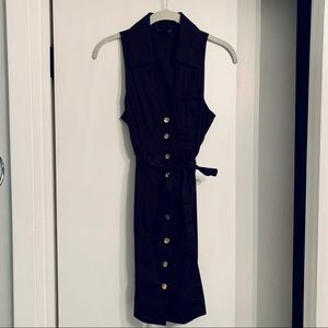 GUESS Button-Up Mini Dress